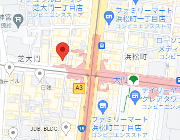 もみの匠 浜松町大門店 地図
